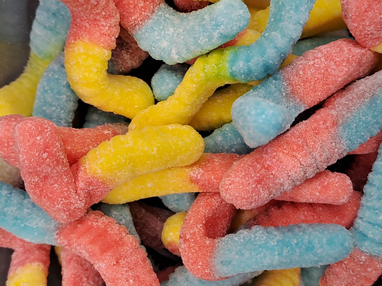 Gomitas con forma de gusanitos